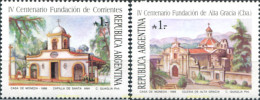 283676 MNH ARGENTINA 1988 4 CENTENARIO FUNDACION DE CORRIENTES - Nuevos