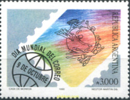 283700 MNH ARGENTINA 1990 DIA MUNDIAL DEL CORREO - Ungebraucht