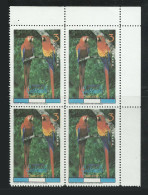 Guatemala 1995 Yvert PA 850 ** Bloc De 4 - Quetzal Aras Oiseaux Tropicaux Birds Parrots Vogel - Guatemala