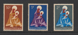 Belgisch Congo Belge - 1959 - OBP/COB 362-364 Kerstmis Madonna  - MNH/**/NSC - Nuevos