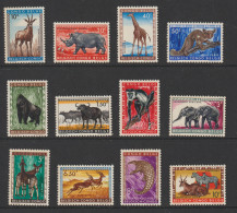 Belgisch Congo Belge - 1959 - OBP/COB 350-361 Beschermde Fauna - MNH/**/NSC - Ongebruikt