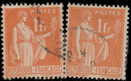 France 1932. ~ YT 286a (par 2)  - 1 F. Paix Type I - 1932-39 Paz