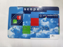 NETERLAND-credit Card-SCOPE-(89-3110-2071-2514)-(D.DE HOOP DE WITTE)+1 Card Prepiad Free- - Carte Di Credito (scadenza Min. 10 Anni)