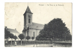 Evergem   -   Het Dorp En De Vrijboom.   -   1908 - Evergem