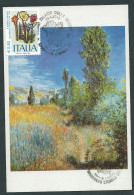 Italia 2015; ENIT Con Fiori: FDC Con Annullo Speciale Di Milano, Riportato 2 Volte Su Cartolina Con Fiori E Alberi. - 2011-20: Marcophilie