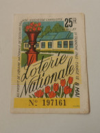 Luxembourg Loterie Nationale 1962 - Biglietti Della Lotteria