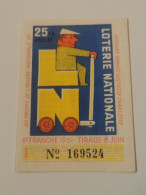 Luxembourg Loterie Nationale 1961 - Lottery Tickets