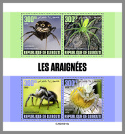 DJIBOUTI 2023 MNH Spiders Spinnen Araignees M/S - OFFICIAL ISSUE - DHQ2338 - Spinnen