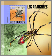 DJIBOUTI 2023 MNH Spiders Spinnen Araignees S/S I - OFFICIAL ISSUE - DHQ2338 - Spiders