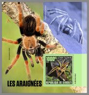 DJIBOUTI 2023 MNH Spiders Spinnen Araignees S/S II - OFFICIAL ISSUE - DHQ2338 - Araignées