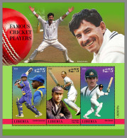 LIBERIA 2023 MNH Cricket Kricket M/S - OFFICIAL ISSUE - DHQ2338 - Cricket