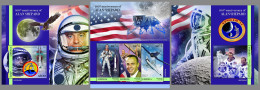 LIBERIA 2023 MNH Alan Shepard Apollo 14 Space Raumfahrt Espace M/S+2S/S - OFFICIAL ISSUE - DHQ2338 - Africa