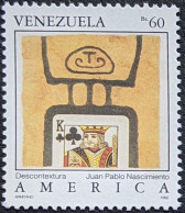 Venezuela, 1992, Mi 2757,America-500th Anniversary Of Discovery Of America By Columbus, Playing Card, 1v Out Of Set, MNH - Zonder Classificatie