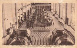 FRANCE - L'Isle Jourdain - Usine Mixte F.M.V De Chardes - Vue De La Salle Des Machines - Carte Postale Ancienne - L'Isle Jourdain