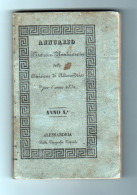 Annuario Statico Amministrativo Della Divisione Di Alessandria 1832 - Oude Boeken