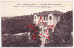 NICE SAINT ANTOINE De La GINESTIERE. La Villa De Repos "SAINT ANTOINE". - Santé, Hôpitaux