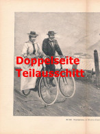 D101 2454 Theodor Kleehaas Radfahrer Kinder Druck 1898 !!! - Other & Unclassified