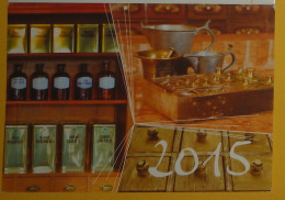 Petit Calendrier De Poche  2015 Pharmacie Apothicaire Pot Officine St Nazaire Loire Atlantique - Petit Format : 2001-...