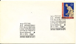 Italy Cover With Special Postmark Trento 28-4-1974 EUROPA CEPT Stamp - 1971-80: Storia Postale
