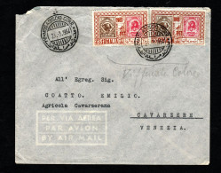 Somalia AFIS, POSTA VIAGGIATA 1954, MOGADISCIO PER CAVARZERE (VE) - Somalia (AFIS)