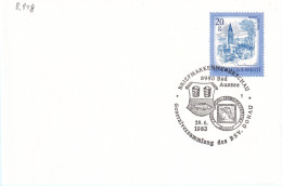 Oesterreich - Bad Aussee - Blankobeleg Mit Sonderstempel "Briefmarkenwerbeschau" (8.918) - Maschinenstempel (EMA)