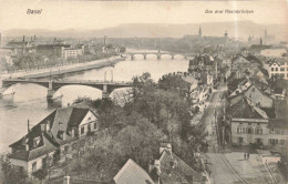 SUISSE - Bâlle Ville - Les Trois Ponts Sur Le Rhin - Carte Postale Ancienne - Other & Unclassified
