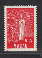Portugal Macau 1949 Our Lady Of Fatima Condition MH OG Mundifil Macau #339 - Nuevos