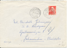 Norway Cover Sent To Sweden Porsgrunn 28-10-1959 - Storia Postale