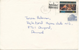 Ireland Cover Sent To Denmark 5-12-1986 - Storia Postale