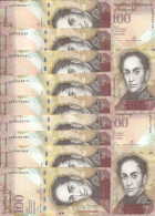 VENEZUELA 100 BOLIVARES 2015 VF P 93 J  ( 50 Billets ) - Venezuela