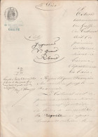 VP 6 FEUILLES - 1871 - MONTLUEL - FERNEY - Mer RIBOUD - Manuscripten