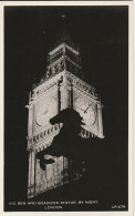 BIG BEN & BOADICEA STATUE BY NIGHT - Whitehall