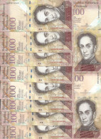 VENEZUELA 100 BOLIVARES 2015 VF P 93 J  ( 10 Billets ) - Venezuela