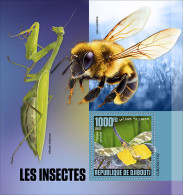 Djibouti  2023 Insects. Bees.  (217b2) OFFICIAL ISSUE - Abeilles