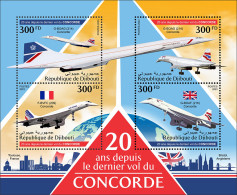Djibouti  2023 Concorde.  (222) OFFICIAL ISSUE - Concorde