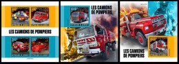 Djibouti  2023 Fire Engines.  (225) OFFICIAL ISSUE - Camion