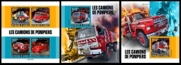 Djibouti  2023 Fire Engines.  (225) OFFICIAL ISSUE - Trucks