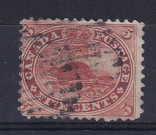 Colony Of Canada: 1859   American Beaver   SG31   5c   Pale Red    Used - Zonder Classificatie
