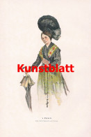 D101 2490 Carl Liner Vreneli Frau Tracht Markgräflerland Kunstblatt 1898 !! - Other & Unclassified