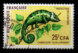 Réunion  - 1971 - Caméléon   - N° 399 - Oblit - Used - Gebraucht