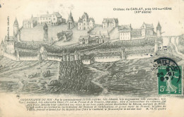 CPA Château De Carlat Près Vic Sur Cère-Timbre    L2382 - Carlat