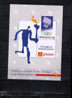Norway 1993 + 1994 Olympic Games Lillehammer - Olympic Flame 3 Interesting Maximum Cards - Inverno1994: Lillehammer