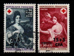 Réunion  - 1968 - Croix Rouge - N° 381/382  - Oblit - Used - Gebraucht