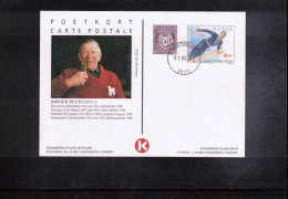 Norway 1993 Olympic Games Lillehammer - Birger Ruud Interesting Postcard - Inverno1994: Lillehammer