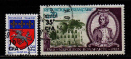 Réunion  - 1969 - Tb De France Surch  - N° 386/387 - Oblit - Used - Usati