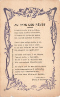 CONTES - FABLES & LÉGENDES - Au Pays Des Rêves -  Carte Postale Ancienne - Fiabe, Racconti Popolari & Leggende