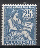 ALEXANDRIE Timbre-poste N°27* Neuf Charnière TB Cote : 2.50 € - Neufs