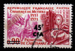 Réunion Cfa - 1971 - DOM TOM - N° 398  - Chambre De Métiers   - Oblit - Used - Gebraucht
