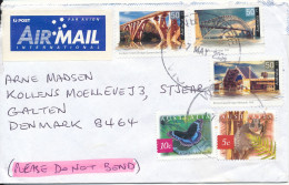 Australia Cover Sent Air Mail To Denmark 17-5-2004 With More Topic Stamps - Covers & Documents