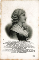 338  Carte Postale  Dame Roland  Marie Jeanne Phlipon - Beroemde Vrouwen
